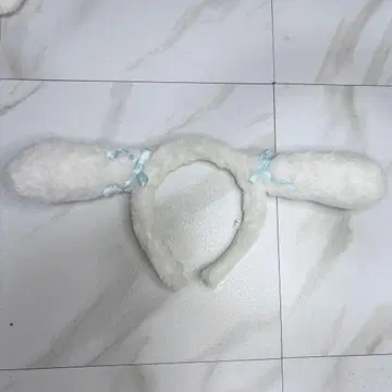 산리오 시나몬 산리오 토끼 귀 머리띠 스카이블루 리본 포함