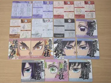 귀멸의 칼날 ufotable Cafe 기둥전 카페 코스터 묶음 판매