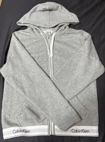 캘빈클라인 MODERN COTTON 집업 후디 탑