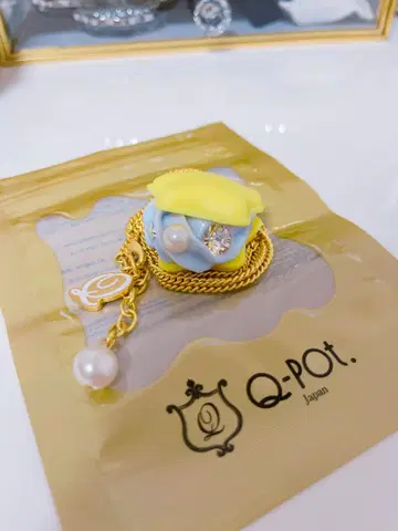Q-pot 큐팟 하나별 마카롱 스카이트리점 한정 목걸이