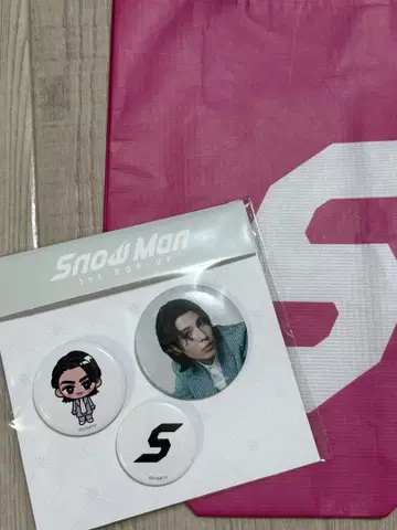 SnowMan 라울 캔 배지