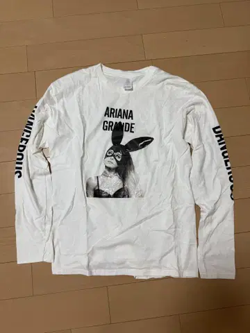 아리아나 그랑데 빅 프린트 롱 T XL 사이즈 Ariana Grande