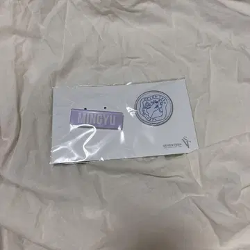 SEVENTEEN 세부치 민규 와펜 배지