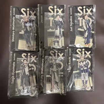 SixTONES p 아크릴 스탠드 fest 아크릴 스탠드 6체 세트
