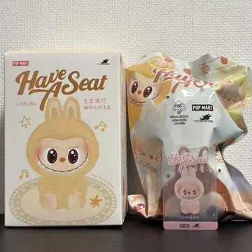 LABUBU Have a Seat 래브브 봉제 인형 DADA 핑크