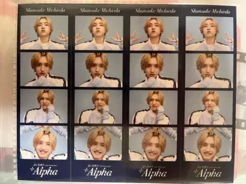 나니와단시 미치에다 슌스케 +Alpha 포토 카드 4매
