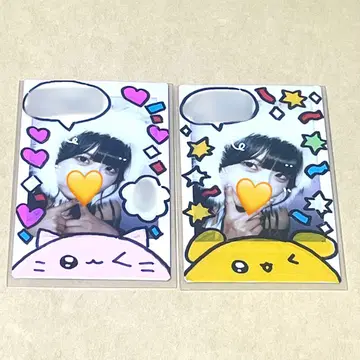 앳홈 카페 솔로 폴라로이드 2장 세트 린린
