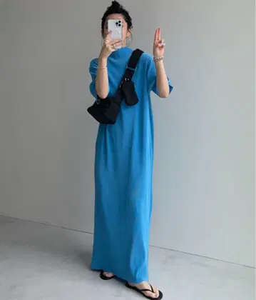 데일리 데일리 슈퍼 스트레치 플리츠 원피스 [반팔]
