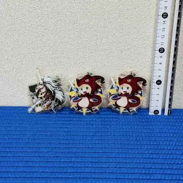 FGO 명령어 코드 아크릴 키링 세트 세이버 방생월모 u