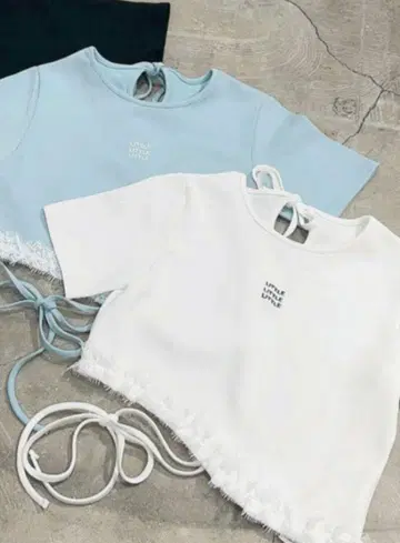 릴릴리 완판 레이스 미니 T