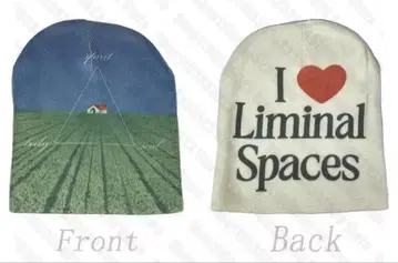 니트 모자 y2k 레트로 그래픽