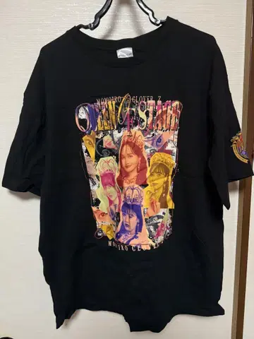 모모크로 모모이로 클로버Z QUEEN OF STAGE 티셔츠 박스 최애