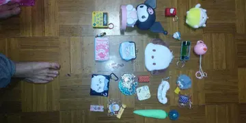 크롬의 라이트와 귀여운 캐릭터 키링 세트