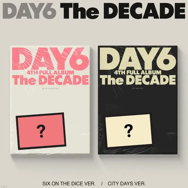 데이식스 The Decade 미개봉앨범 2종 세트