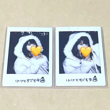 앳홈카페 솔로 폴라로이드(winter) 2종 세트 린린
