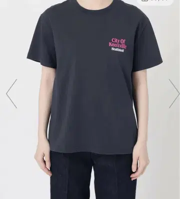 Healthknit/헬스니트 별주 프린트 로고 TEE