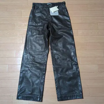00s emporio armani 아르마니 아카이브 가죽 팬츠