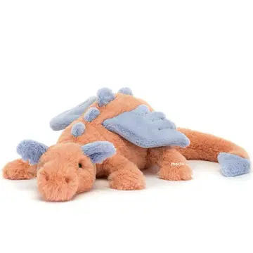 jellycat Persimmon Snow Dragon 드래곤 봉제 인형