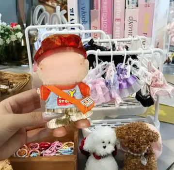 익명 배송 LABUBU 행거랙 & 행거 10개