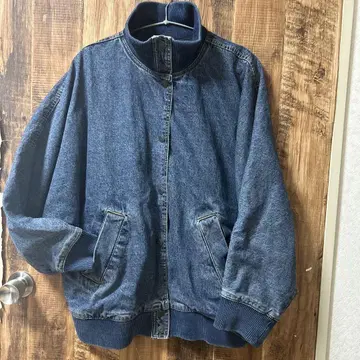 ZARA 데님 봄버 자켓 USA M