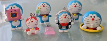 도라에몽 캡슐 토이 6체 세트 (빨간 도라 포함)