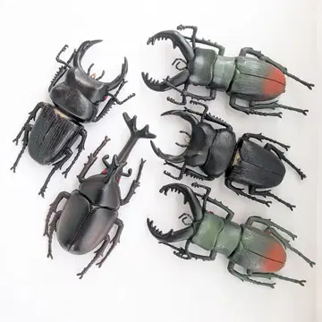 사슴벌레 장수풍뎅이 피규어 5개 세트 곤충 크리스마스 선물