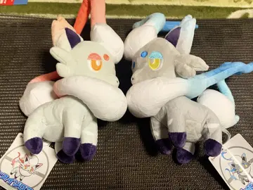 포켓몬 센터 비취 조로아 봉제 인형 2체 세트 (색이 다른 모습)