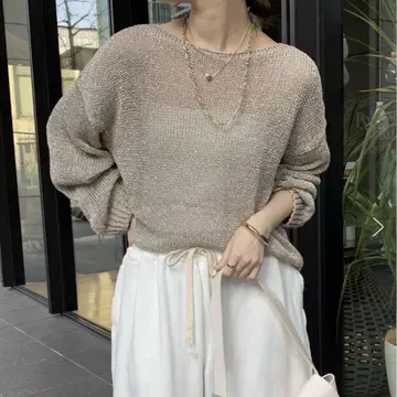 DOUDOU 라메  풀오버