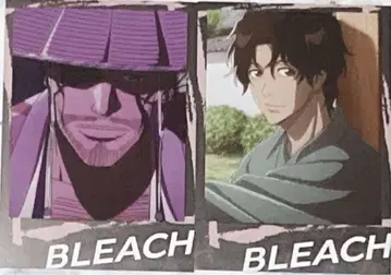 BLEACH 인스턴트 사진풍 브로마이드 쿄라쿠 슌스이 2점