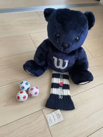 드라이버 골프헤드커버 Wilson 곰 곰 네이비