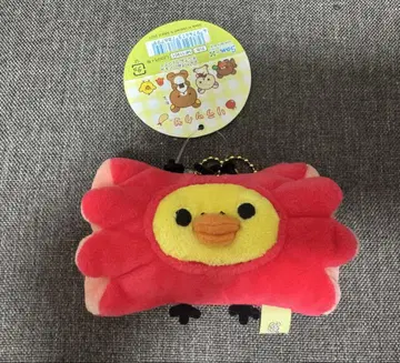 키이로이토리 봉제 인형 게 모양 이너 택 포함