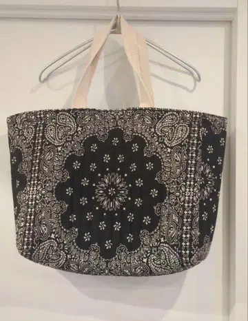 마스 BANDANA 퀼팅 토트백