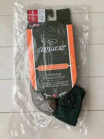 미사용 한정품 슬리피크스 drymaxLite TrailRun 삭스 L