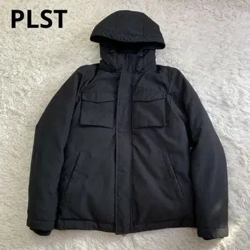 PLST 플라스테 후디 다운 자켓 L 노카라 2way