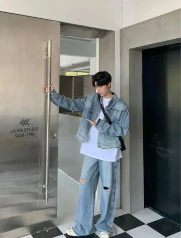 ORUN 셋업 데님 (데님만)