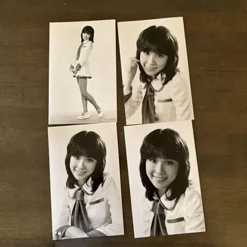흑백 포트레이트 사진 4매 세트