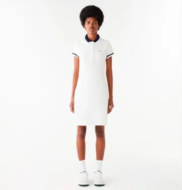 Lacoste 화이트 폴로 원피스
