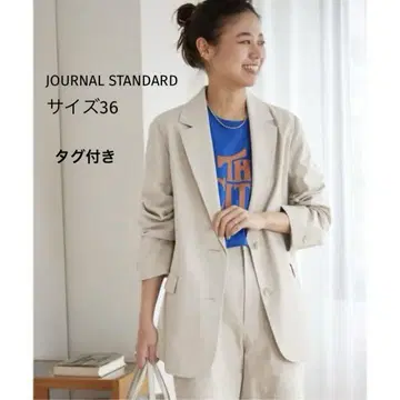 택 포함 저널 스탠다드 리룸 코튼 린넨 캔버스 자켓 36