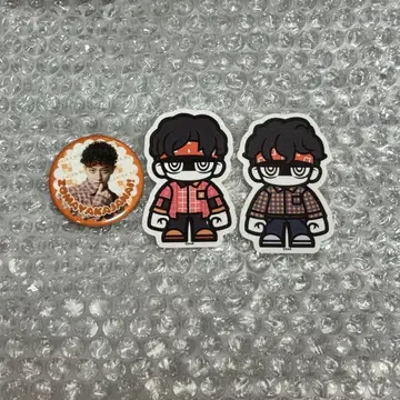 리얼 아키바 보이즈 조마야카쟈나이 캔뱃지 스티커