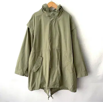 coen 코엔 3WAY 모즈 코트 카키 프리