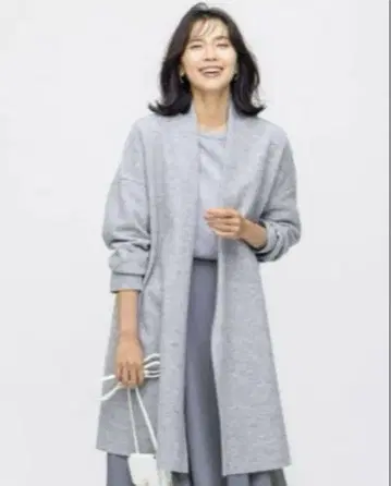 23구 S 니쥬산쿠 컴프레스트 파일 롱 가디건