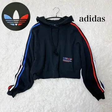 [ 인기 ] adidas 트리콜로르 컬러 후드티