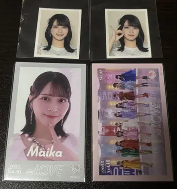 이퀄러브 사사키 마이카 미니 사진 id 세트