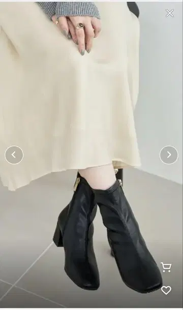 르 탈론 5cm 스퀘어 핏 숏부츠