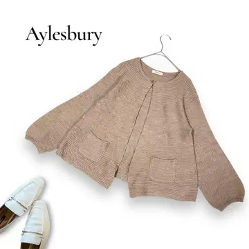 Aylesbury 울 가디건 베이지 M  내추럴