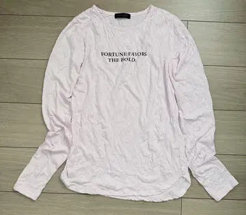 SCOT CLUB 워시 가공 주름 크루넥 TEE