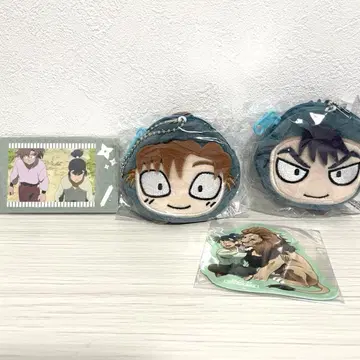 닌타마 란타로 미니 파우치 키링 폴라샷 젠포지 잇사쿠 시키마츠 루사부로