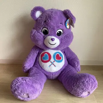 케어베어 보라색 봉제 인형 본체