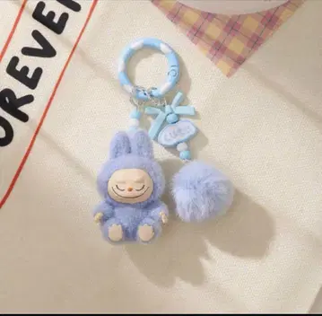 라부부 Labubu 키링 라이트 블루 귀여운 인기