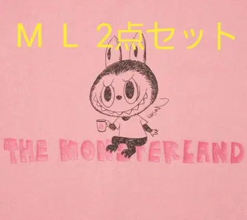 유니클로 러브비 2세트 M L 사이즈 세트 미개봉품 티셔츠 핑크